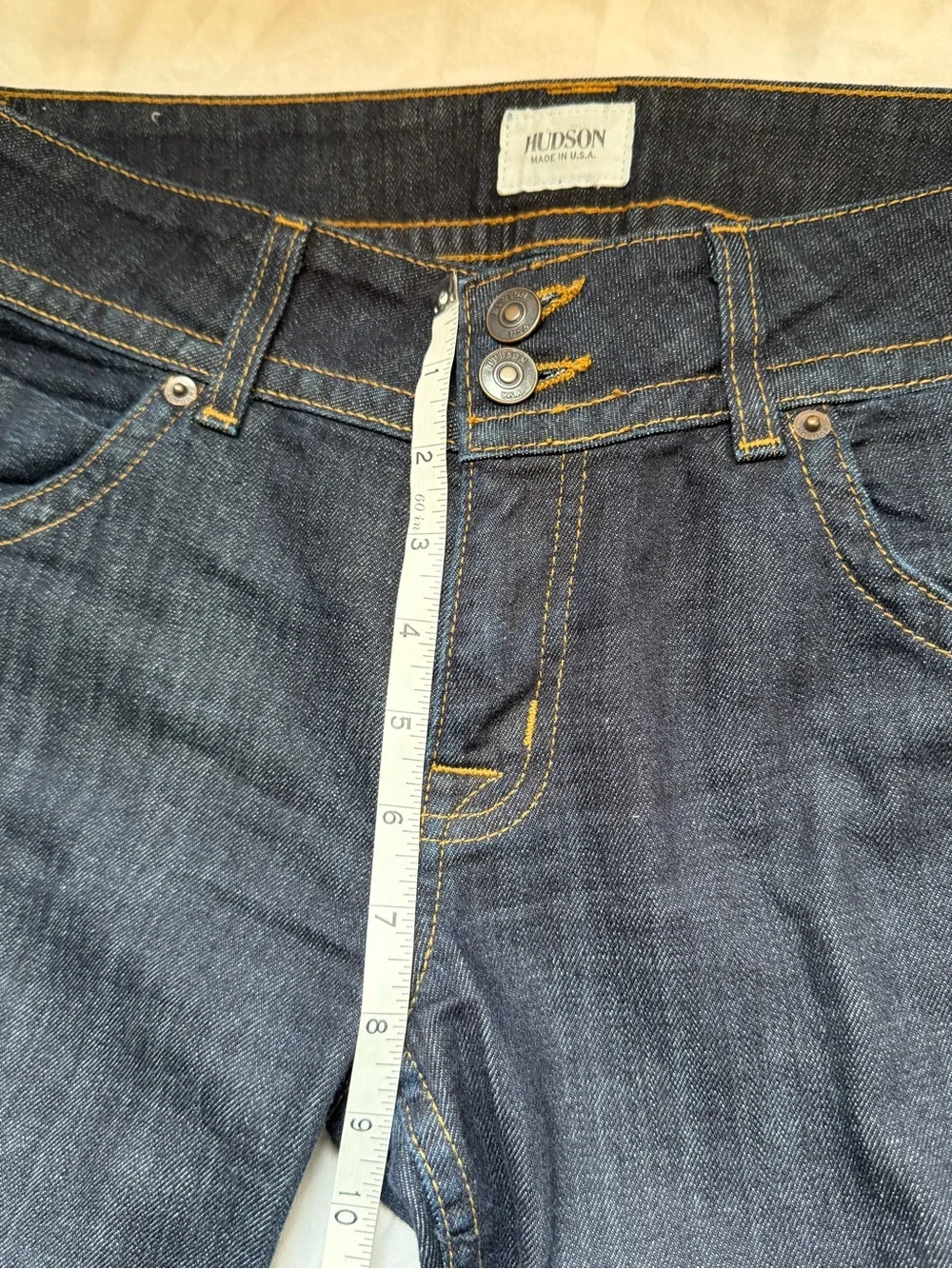 Hudson Jeans Signature Petite Bootcut Dark Indigo Denim Size 29 - Picture 6 of 15